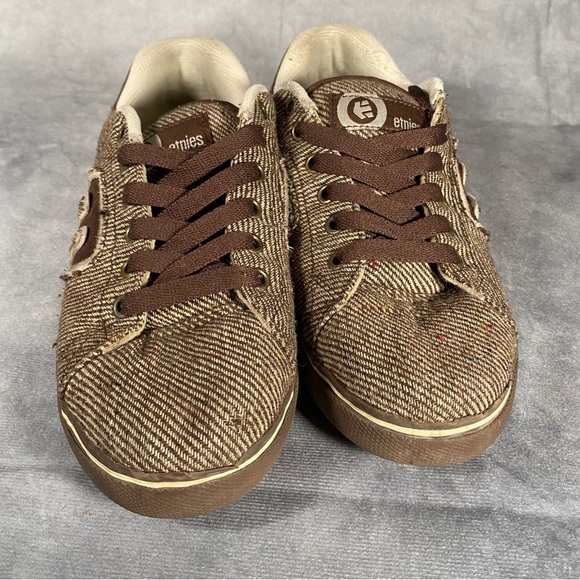 Etnies Calli-Vulc Skate Shoes W 10 M 8.5 Streetwear Sneakers Brown Retro - Picture 2 of 9